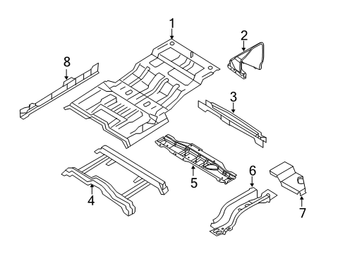 2012 Lincoln Navigator Rear Body Diagram 1 - Thumbnail