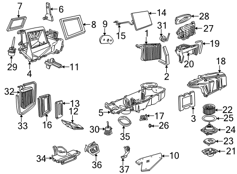 1998 Ford Expedition Tube - Compressor To Manifold Diagram for AU2Z-19D850-CA