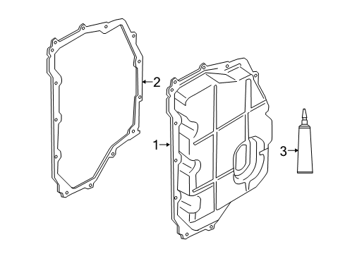 2016 Lincoln MKX Transaxle Parts Diagram 1 - Thumbnail