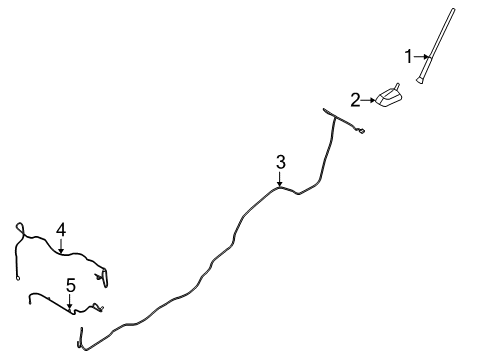 2019 Lincoln MKT Antenna & Radio Diagram