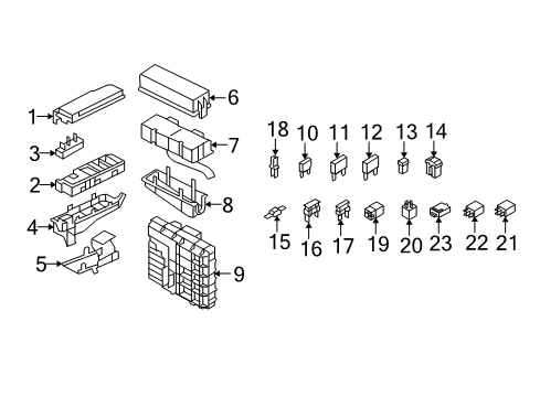 2009 Mercury Mariner Flashers Diagram 1 - Thumbnail