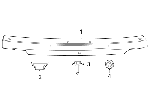 2024 Ford Mustang GROMMET Diagram for -W721489-S300