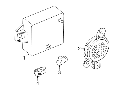 2011 Ford E-250 Parking Aid Diagram 2 - Thumbnail