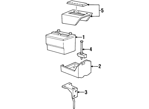 1999 Mercury Sable Cable Assembly Diagram for F6DZ-14301-CD