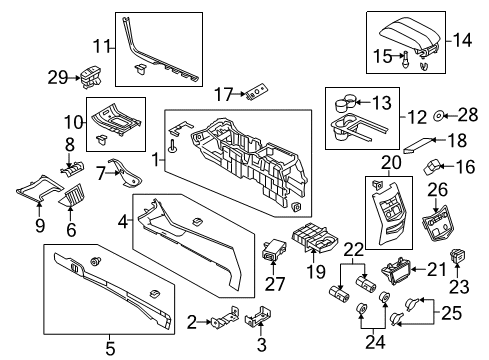 2019 Lincoln MKT Auxiliary Heater & A/C Diagram