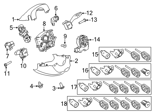 2016 Ford Transit Connect Ignition Lock Diagram