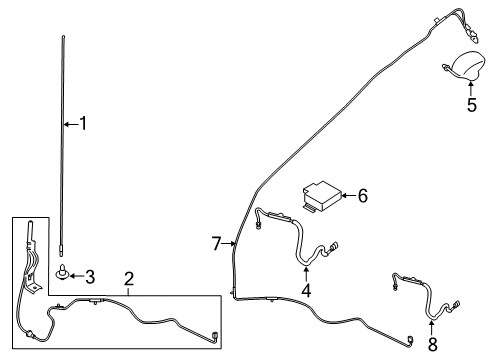 2020 Ford F-350 Super Duty Navigation System Diagram