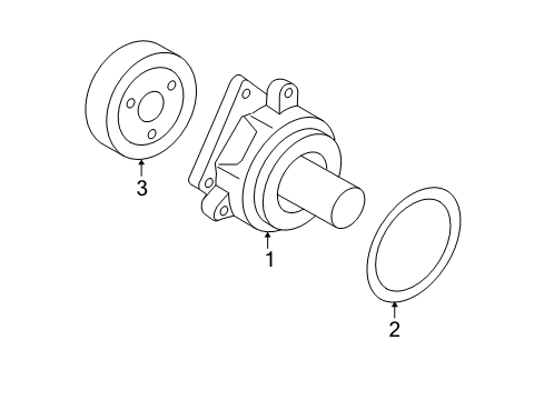 2006 Ford Escape Water Pump Diagram 1 - Thumbnail