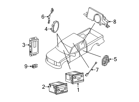 2011 Ford F-250 Super Duty Sound System Diagram