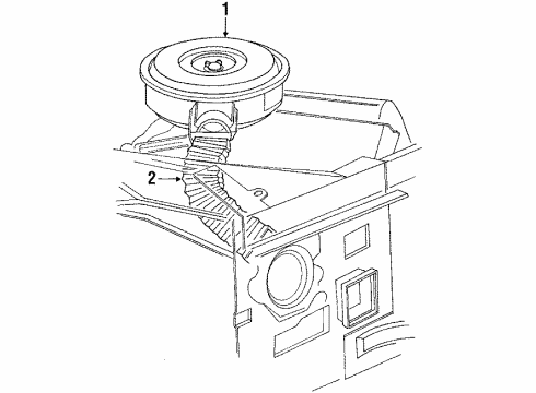 1991 Ford E-250 Econoline Club Wagon Adapter Diagram for E3UZ9B676B