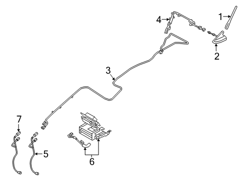 2023 Ford Ranger Screw And Washer Assembly Diagram for -W712628-S439