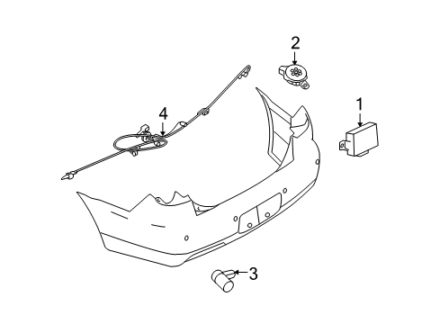 2008 Lincoln MKZ Electrical Components Diagram