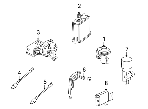 2002 Lincoln Blackwood EGR System Diagram