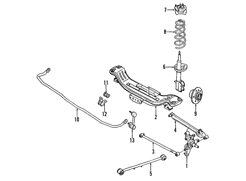 1997 Ford Probe Link Diagram for F32Z-5664-A