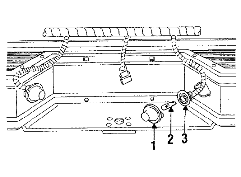 1995 Ford F-150 License Lamps Diagram 1 - Thumbnail