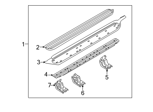 2013 Lincoln Navigator Running Board Diagram 1 - Thumbnail