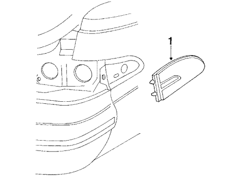 1987 Mercury Cougar Side Marker Lamps Diagram