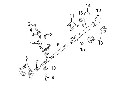 2008 Ford Ranger Transmission Shift Tube Diagram