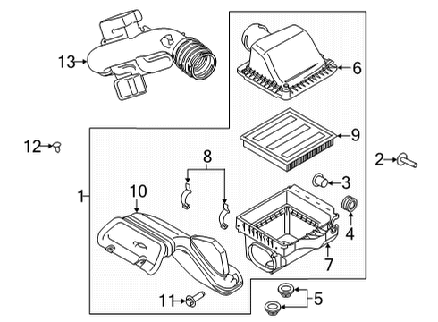 2021 Ford F-150 Filters Diagram 6 - Thumbnail