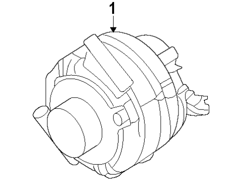 2012 Ford Transit Connect Alternator Diagram 1 - Thumbnail