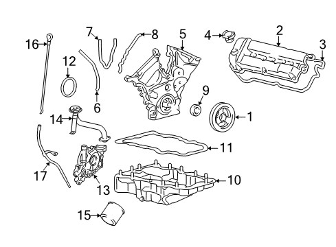 2007 Ford Escape Filters Diagram 5 - Thumbnail