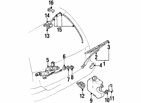 1999 Ford Escort Pipe Diagram for D9PZ17543A