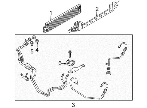 2015 Lincoln MKC Trans Oil Cooler Diagram