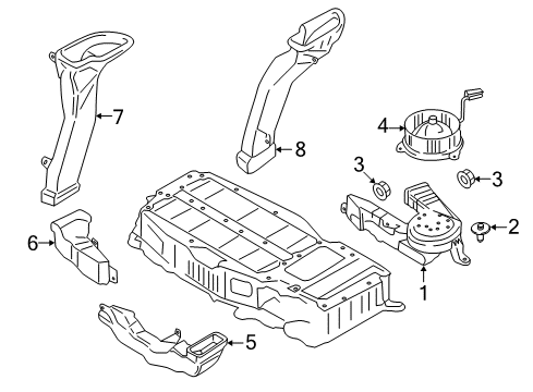 2015 Ford C-Max Vent Fan Diagram 2 - Thumbnail