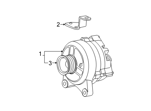 2002 Ford Expedition Alternator Diagram 2 - Thumbnail