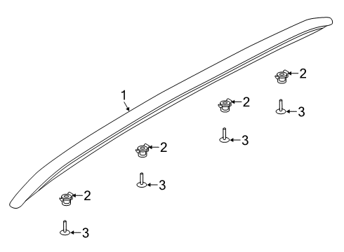 2023 Lincoln Nautilus Roof Rack Diagram