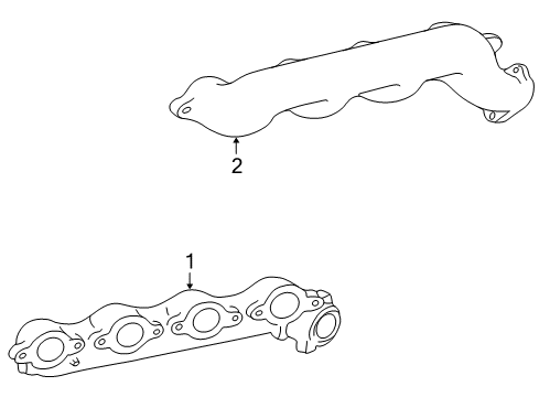 2003 Ford Excursion Exhaust Manifold Diagram 2 - Thumbnail