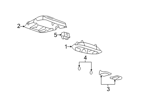 2006 Lincoln Mark LT Overhead Console Diagram