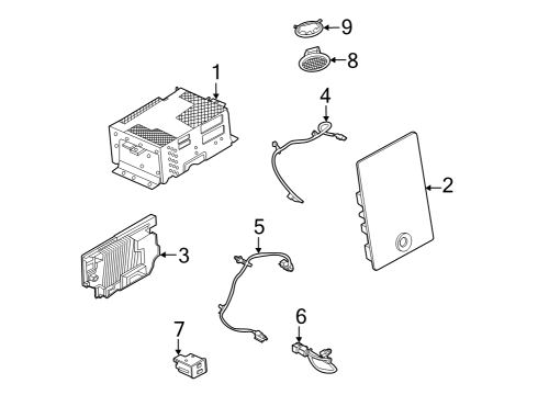 2023 Ford F-150 Lightning Sound System Diagram 3 - Thumbnail