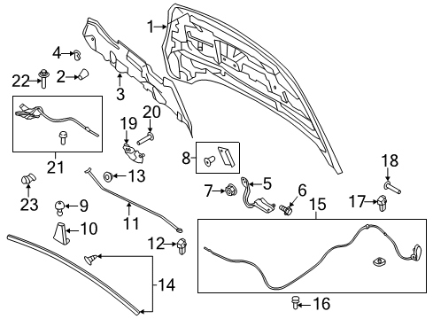 2018 Ford Escape Clip Diagram for -W701117-S300