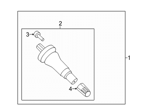 2021 Ford F-150 Tire Pressure Monitoring Diagram