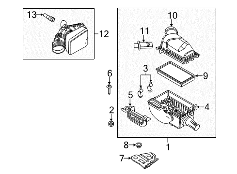 2009 Ford Flex Air Intake Diagram