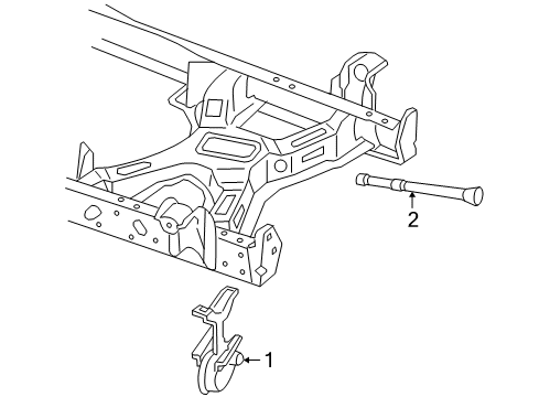 2007 Mercury Mariner Spare Tire Carrier Diagram