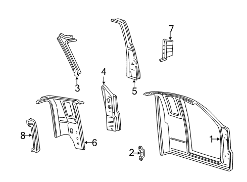 1997 Ford F-250 Uniside Diagram 1 - Thumbnail