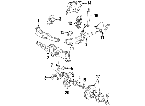 1995 Ford Bronco Front Brakes Diagram