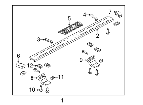 2012 Ford F-150 Running Board Diagram 18 - Thumbnail