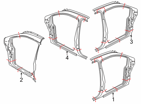 2019 Ford Transit Connect Aperture Panel Diagram 2 - Thumbnail