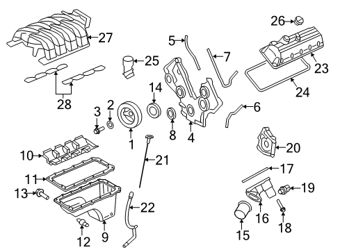 2010 Ford Mustang Module - Engine Control - EEC Diagram for AR3Z-12A650-AJB