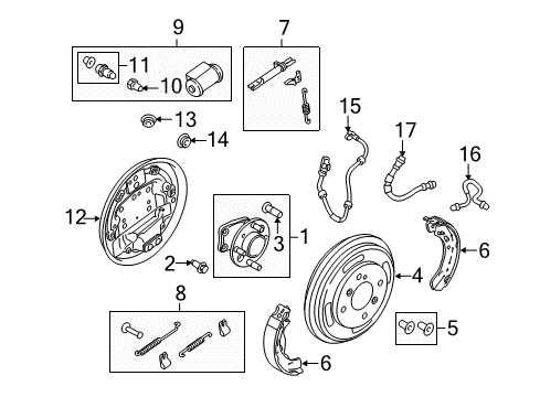 2013 Ford Fiesta Rear Brakes Diagram