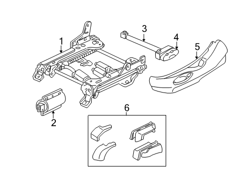 2003 Mercury Sable Switch Assembly Diagram for 1L5Z-14A701-AA