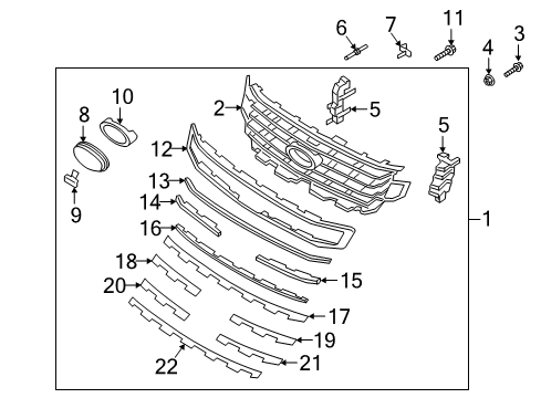 2018 Ford Expedition Stud Diagram for -W716417-S439