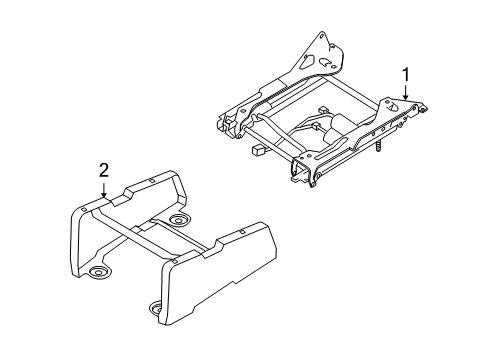 2012 Ford E-150 Tracks & Components Diagram