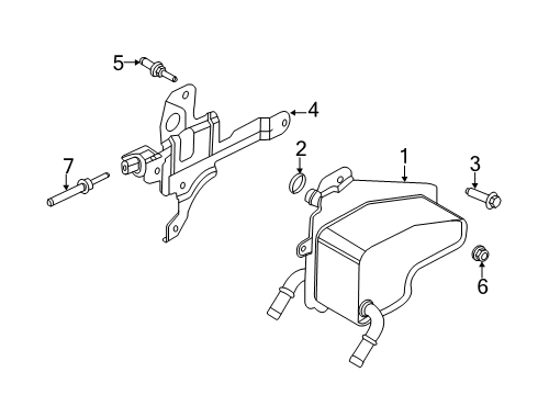 2022 Ford Transit-250 Trans Oil Cooler Diagram 1 - Thumbnail