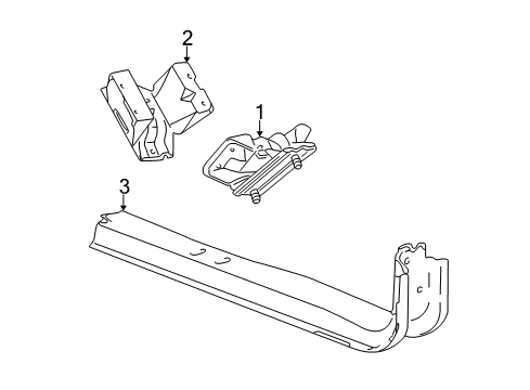 2005 Ford E-350 Super Duty Engine & Trans Mounting Diagram 2 - Thumbnail