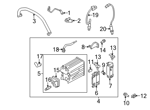 2009 Ford F-150 Emission Components Diagram