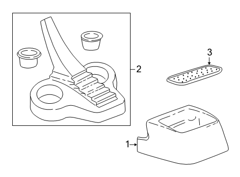 2003 Ford Explorer Sport Center Console Diagram